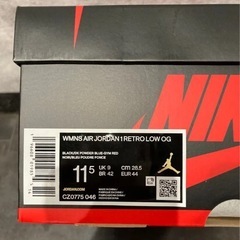 【購入者決定しました】NIKE AIR JORDAN 1 RETRO LOW OG サイズUK9の画像