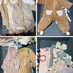 【まとめてお譲り】ベビー服　肌着　女の子　秋冬〜夏