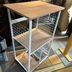 キッチンラック　ナチュラルの画像