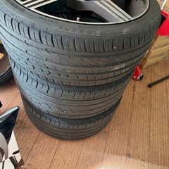 ベンツ　w213で使ってたホイールタイヤの画像