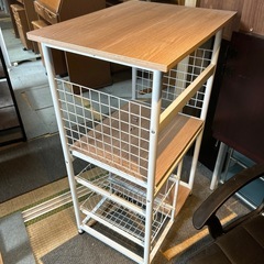 キッチンラック　ナチュラルの画像