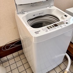 洗濯機、2年使用、5.5キロ用の画像