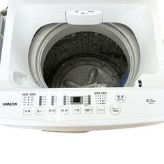 【ドリーム池田】◎ジモティ割対象品◎山善　6kg洗濯機　YWM-60　2023年製　給水ホース付き　IKW-104の画像
