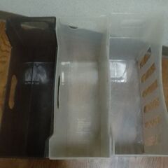 ファイルボックス プラスチック製 3個の画像