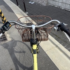 Panasonic 電動アシスト自転車 イエロー8ahの画像