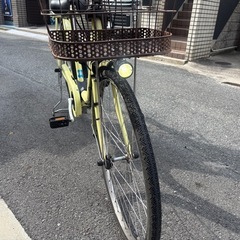 Panasonic 電動アシスト自転車 イエロー8ahの画像