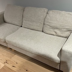 【お譲りする方がきまりました】３人掛け ソファの画像