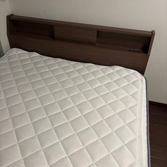 【美品】ニトリのダブルベッドの画像