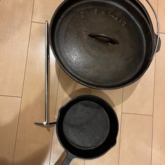 キャプテンスタッグ　ダッチオーブン　スキレットの画像