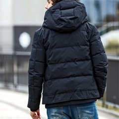 AKM wjk　スタンドネック レイヤード ダウンジャケットの画像