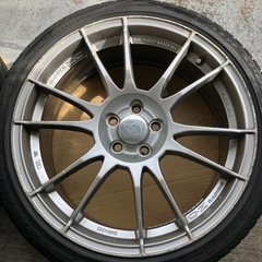 洗浄済み 山有り OZレーシング ウルトラレッジェーラ  7.5J×18  ET48  5h  PCD100 205/40R18 4本セットの画像