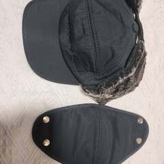 【新品・未使用】ロシア 帽子 飛行帽 耳あて付き帽子 防寒帽子 耳付き 男女兼用（色：グレー色）の画像