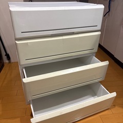 衣装ケース　タンス、収納ケース　引き出しの画像