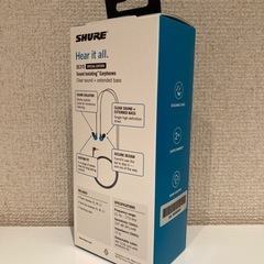 【未開封】SHUREシュア有線イヤホンSE215SPE-Aブルー の画像