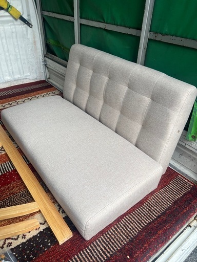 新品✨2人掛けソファ　解体済