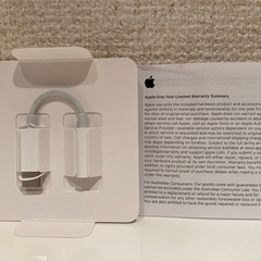 【開封済・未使用】 AppleUSB-C-3.5mmヘッドフォンジャックアダプタの画像