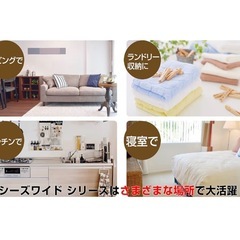 JEJアステージ 収納チェスト シーズワイド 3段 ホワイト 日本製 簡単組み立て 幅54×奥行40×高さ63.5cmの画像