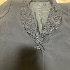 ジャケット　15号　レース　ブラックの画像