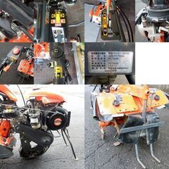 クボタ パワクロ 一輪 管理機 PC750N 6.3馬力 耕運幅 70cm リコイルスタート トラクター 耕運機 始動確認済 新道東店の画像