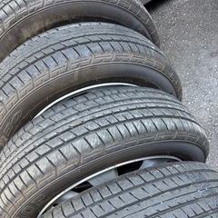 スズキ14インチ アルミタイヤの画像