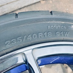 wedssport ホイール　235/40R18の画像