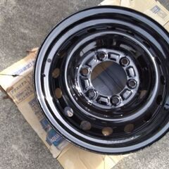 トヨタ ハイエース 純正 スチール ホイールの画像