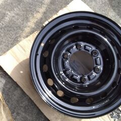 トヨタ ハイエース 純正 スチール ホイールの画像