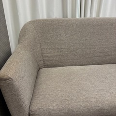 【お譲り先決定しました】B-company　2人掛けソファの画像