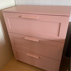 ★都内引渡し希望★ピンクのタンスの画像