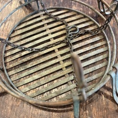 アンティークアイアンハンギングラックの画像