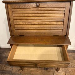 ★綾野製作所★Mackenzie マッケンジー ナラ材 ライティングデスク ビューロー 書斎机の画像