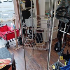 ４段スチールラック　収納　ラック　オープンラック　サイズ（約）幅91×奥45.5×高150　　■近隣配送無料 買取GO‼　栄和店の画像