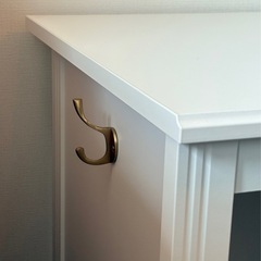 IKEA デスク　ホワイト　学習机　の画像