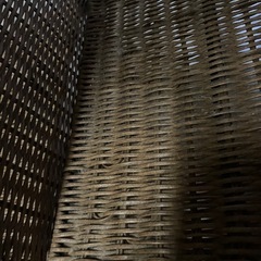 3段棚　ラタン　キャットタワーの画像