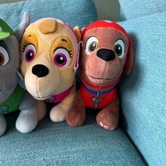 パウパトロールぬいぐるみセットの画像