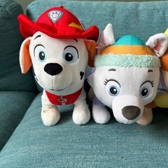 パウパトロールぬいぐるみセットの画像