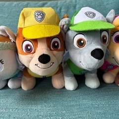 パウパトロールぬいぐるみセットの画像