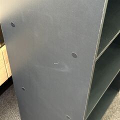 店頭引き渡し 中古 カラーボックス 3段 木製 収納 棚 ラック ブラック 家具の画像