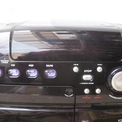 ★KENWOOD       CDプレーヤー　　リモコン付き　　 MDX-F1　　　中古の画像