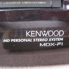 ★KENWOOD       CDプレーヤー　　リモコン付き　　 MDX-F1　　　中古の画像