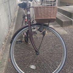 シティサイクル 26インチ 後輪パンク 現状渡しの画像