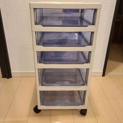 クリア収納チェストの画像