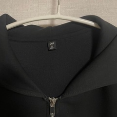 GU ダブルフェイスフルジップパーカー　サイズXL ブラックの画像