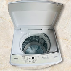 【美品】2023年製 AQUA 縦型洗濯機 AQW-S5E  5kgの画像