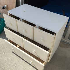 🉐衣類収納🉐ホワイト　衣服収納　タンス　箪笥　収納家具　整理タンス　衣装ケースの画像