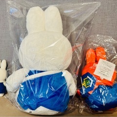 ミッフィー 65周年記念 ぬいぐるみ 3点セットの画像