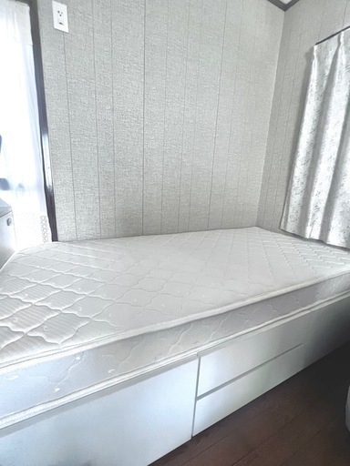 シングルベッド  マットレス付 24日に取りに来てくださる方お値引します