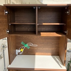 🉐美品　食器棚　レンジボード🉐キッチンボード　キッチン収納　炊飯器置き場　　レンジ置き　引き出し付き　の画像