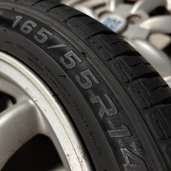 ミニライト14インチ アルミタイヤの画像