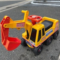 外遊び用　ショベルカー乗り物の画像